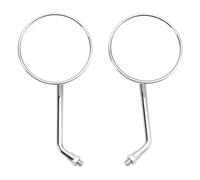 Specchietti Moto Manubrio Per Specchietti Rotondi Classici Cromati Da 4" M10 Specchietto retrovisore per moto