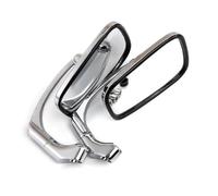 Specchietti Moto Manubrio Per Suzuki Café Racer Specchietto Retrovisore Laterale Retrovisore A L Per Moto Custom Cromato Nero Specchietto retrovisore per moto(Silver)