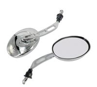 Specchietti Moto Manubrio Specchi Retrovisori Larghi Regolabili A 360 ° Da 2 Pezzi 10MM Per Specchietti Laterali Posteriori In Vetro Sinistro Destro Moto Specchietto Moto