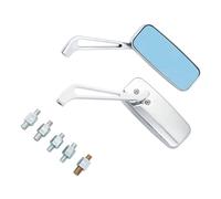 Specchietti Moto Manubrio Specchietti Laterali Retrovisori Moto Da 8mm 10mm Per Kawasaki Ala Laterale Retrovisore(Chrome)