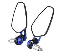 Specchietti Moto Manubrio - Specchietti Moto End Bar-7/8" 22 Mm Universale Specchietti Laterali Moto In Lega Di Alluminio Universali Moto