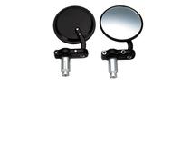 Specchietti Moto Manubrio Specchietti Retrovisori Per Universali Per Moto Rotondi Da 7/8", Pieghevoli Estremità Manubrio 2 Pezzi/coppia