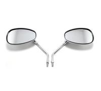 Specchietti Moto Manubrio Specchietti Retrovisori Universali Cromati 10 Mm Moto, Motocross, Scooter, Bici Elettriche, Moto Corsa, Specchietto Retrovisore Laterale