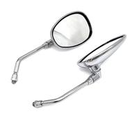Specchietti Moto Manubrio Specchietti Retrovisori Universali Cromati Da 10 Mm Per Moto, Motocross, Scooter, Bici Elettriche, Moto Da Corsa Moto Specchietto Retrovisore