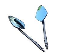 Specchietti Moto Manubrio Specchietto Retrovisore Per Moto Pieghevole Specchietti Retrovisori Per Scooter E-Bike 2 Pezzi 10MM Specchio In Alluminio CNC Specchietto Moto