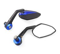 Specchietti Moto Miglioramento della barra della maniglia del manubrio del manubrio del manubrio della motocicletta Specchietti Scooter(Blue)
