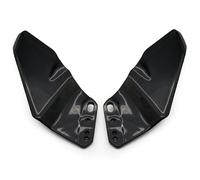 Specchietti Moto Motociclo Modificato retrovisore Specchi Accessori Ala del vento Rotazione regolabile Cnc. Specchio in alluminio Specchietti Scooter(Bright black)