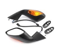 Specchietti Moto Per Aprilia Per RSV 1000 2004-2008 Specchietti Retrovisori Per Motocicletta Retrovisore Laterale Indicatori Di Direzione Integrati Luce Ambra Specchietto Moto