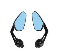 Specchietti Moto Per BMW Per Ducati Per Aprilia Per Victory Accessori Moto Cruiser Alluminio 7/8 ''22mm Bar End Specchietto Retrovisore Laterale Retrovisore Moto(Blue lens)