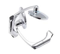 Specchietti Moto Per Cafe Per Racer 1 Paio 10mm Motocicletta Cromato Tondo Bar End Scooter Accessori Specchietto Retrovisore Laterale Regolabile Specchietto Moto(A)