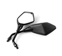 Specchietti Moto per Kawasaki per Versys 650 per Versys 1000 ER6N per Z650 Specchietto Retrovisore per Motocicletta per Scooter ABS 8/10 MM Specchietto Laterale Specchietto Retrovisore Moto(Nero)