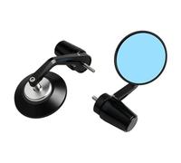 Specchietti Moto Per Primavera 125 GTS300 GTV Per Sprint 150 Manubrio For Motocicletta Specchietti Retrovisori Bar End Balance Slider Grip Plug Specchietto Laterale CLVCCZTZGW(Black Sliver)