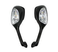 Specchietti Moto Specchi laterali retrovisore retrovisore for moto con segnale di direzione Light Fit Uso for SUZUKI GSXR 600 750 1000 2006-2010 k6 k7 k8 sv650 650s Specchietti Scooter(Clear)