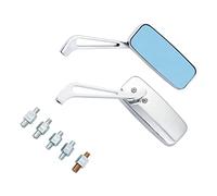 Specchietti Moto Specchi lato retrovisore for moto da 8 mm 10mm universale Specchietti Scooter(Chrome)