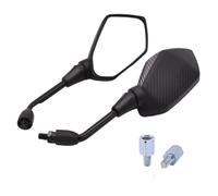 Specchietti Moto Specchietti for moto da 10mm Racing Sport Bike Specchietto retrovisore adatto all'uso for Suzuki TL1000 DL650 GSR 600 750 GSX S750 R600 R750 Specchietti Scooter(Carbon fiber)