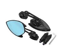 Specchietti Moto Specchietti laterali ad angolo regolabile per moto da 7/8 "22mm Accessori per specchietto retrovisore per specchietto retrovisore Retrovisore Moto(Black)