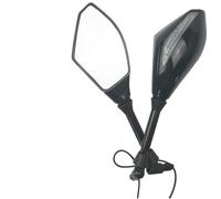 Specchietti Moto Specchietti laterali for luci di direzione 2 X con indicatore di direzione Specchietto retrovisore for moto da 10 mm Specchietti Scooter(Rear Mirrors-01)