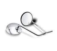 Specchietti Moto Specchietti Retrovisori For Moto ABS 8 10MM Rotondi Cromati Per Benelli Per TRK 502X Per TNT 125 BN 125 Per Leoncino 500 752S 502C Specchietto Retrovisore