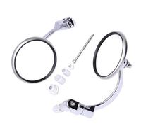 Specchietti Moto Specchietti Retrovisori Per Triumph Universali Cromati Rotondi Da 7/8" Per Motociclette Specchietto Retrovisore