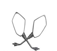 Specchietti Moto Specchietto for moto 2 pezzi Specchietti retrovisori for bici elettrica Elettrombile Lato posteriore convesso 8mm 10mm Fibra di carbonio Specchietti Scooter(10mm Screw 2pcs)