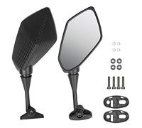 Specchietti Moto Specchietto retrovisore moto 2 pezzi/paia specchietti laterali riflettenti adatti all'uso CBR600RR 2003-2011 CBR900 1998-2003 CBR1000RR 2004-2007 Specchietti Scooter(Carbon Fiber)