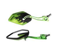 Specchietti Moto Specchietto Retrovisore Per Moto Girevole A 360° Regolabile Per Veicoli Elettrici Scooter Accessori Universali Per Modifiche Moto Specchietto Retrovisore(Verde)