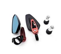 Specchietti Moto Specchio Retrovisore Per Ducati 999 Per Monster 696 600 797 821 Per Scrambler Per Hypermotard 950 7/8 ''Moto Handle Bar End Specchio(Red)
