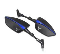 Specchietti Moto Utilizzo Adatto For Yamaha MT-07 MT 07 Mt07 FZ07 2014-2022 2020 2019 2020 2021 MT07 Specchietti Retrovisori Moto Universali 8MM 10MM Specchietti Scooter(Blue)