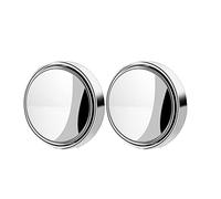 Specchietti per angoli ciechi, Specchietto retrovisore for auto, convesso, piccolo, rotondo(Silver Set)