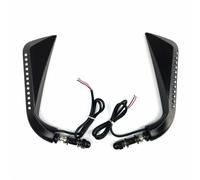 Specchietti Per Dyna Fatboy Softail Sportster | Specchietto retrovisore laterale per motocicletta con indicatore di direzione a per acqua corrente per Dyna Fatboy Softail