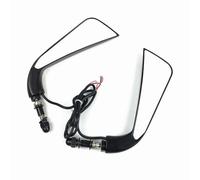 Specchietti Per Dyna Fatboy Softail Sportster | Specchietto retrovisore laterale per motocicletta con indicatore di direzione a per acqua corrente per Dyna Fatboy Softail
