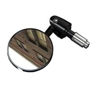 Specchietti Per la modifica del retrovisore | Specchio piano convesso universale per moto da 2 pezzi 16mm Specchietti terminali per manubrio pieghevoli accessori per la