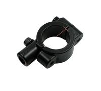 specchietti per moto 22mm 25mm Manubrio 10mm 8mm Filettatura Universale Moto Specchio Montaggio Morsetto Adattatore Supporto Vista Base Nera specchiettis laterali motos(M8 25mm-Black)