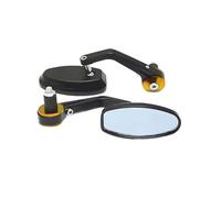 specchietti per moto Per Royal Per Enfield Bullet/Meteor/Classic 350 500 Interceptor 650 Specchi Retrovisori In Alluminio Manubrio Moto specchiettis laterali motos(Gold-R)