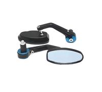specchietti per moto Per Royal Per Enfield Bullet/Meteor/Classic 350 500 Interceptor 650 Specchi Retrovisori In Alluminio Manubrio Moto specchiettis laterali motos(Blue-R)