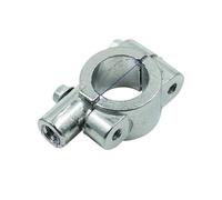 specchietti per moto Supporto Per Specchio Moto 1PC 8MM / 10MM Retrovisore Modificato Per Manubrio Adattatore Staffa Sedile specchiettis laterali motos(M8 25mm-Silver)