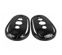 Specchietti retrovisori 1 Coppia Moto Nero Sinistra E Destra Ovale Vista Posteriore Copertura Dello Specchio Laterale Per Dyna Road King Electra Glide 883 1200