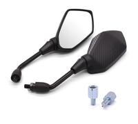 Specchietti retrovisori 1 Coppia Specchietti Retrovisori Moto Per CRM250R CRF250L CRF250M CRF1000L CRF 250L 250M 10mm 8mm Lato Posteriore Specchio Convesso