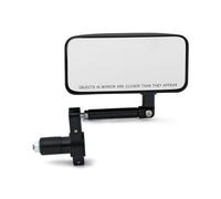 Specchietti retrovisori convessi bar end rettangolari nero