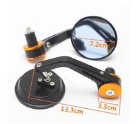 Specchietti retrovisori Coppia Specchietti Retrovisori Universali Con Estremità Tonda Per Moto, Moto, Moto, Scooter, Specchietto Retrovisore