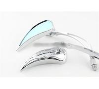 Specchietti retrovisori cromati per Moto Blu in plastica ABS Neri per Harley Cruiser Chopper Dyna Electra Glide Specchietto retrovisore per Moto