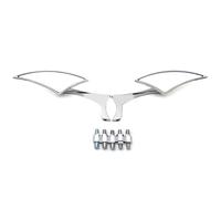 Specchietti Retrovisori Cromati Per Suzuki Boulevard Intruder M50 M90 C50 C90 VL 1400