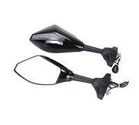 Specchietti retrovisori da corsa con indicatori di direzione a LED compatibili H CBR250RR CBR300R CBR500R CBR650F/R CBR600F4/F4i(Black-Clear)