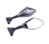 Specchietti retrovisori da corsa con indicatori di direzione a LED compatibili Hyosun GT125R GT250R GT650R GT650S(Carbon-Clear)