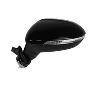 Specchietti Retrovisori Esterni Elettrici Riscaldati Ripiegabili E Con Indicatori Di Direzione Integrati Per VW Per Passat B8 2017-2020 6/8/9/13 Fili BLNETU(Black 6 Wires Left)
