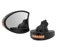 Specchietti retrovisori GZP Black BatWing 96-13 con luce