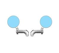 Specchietti Retrovisori In Lega Di Alluminio Per Moto E Scooter 8 10 Mm Laterali In Vetro Blu Universali Per Yamaha XSR 700 900 MT 07 09 NMAX XMAX