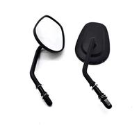 Specchietti Retrovisori Laterali Per Moto Neri Cromati Per Harley Dyna Softail IRON XL 883 1200 48 72 Fat Boy
