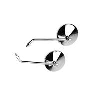Specchietti Retrovisori Laterali Per Moto Per Royal Per Enfield, Per Continental GT E Per Interceptor 650, Stile Cafe Racer(Chrome)