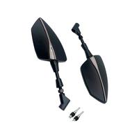 Specchietti Retrovisori Laterali Regolabili Universali Per Moto, Compatibili Con Per Loncin 650DS, Per VOGE 650 E 500 DS(Argento)